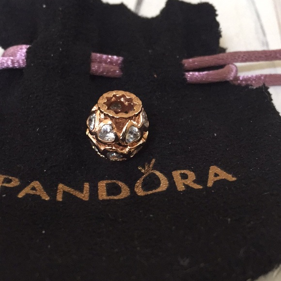 NWOT pandora love all around charm, rose gold - Picture 3 of 4